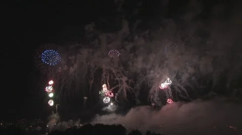 Fireworks E Video stock 7727917