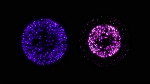 Fireworks effect video material. 動画素材 150438344