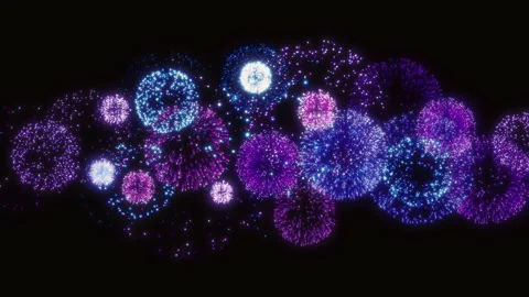 Fireworks effect video material that launches continuously. 動画素材 150497720