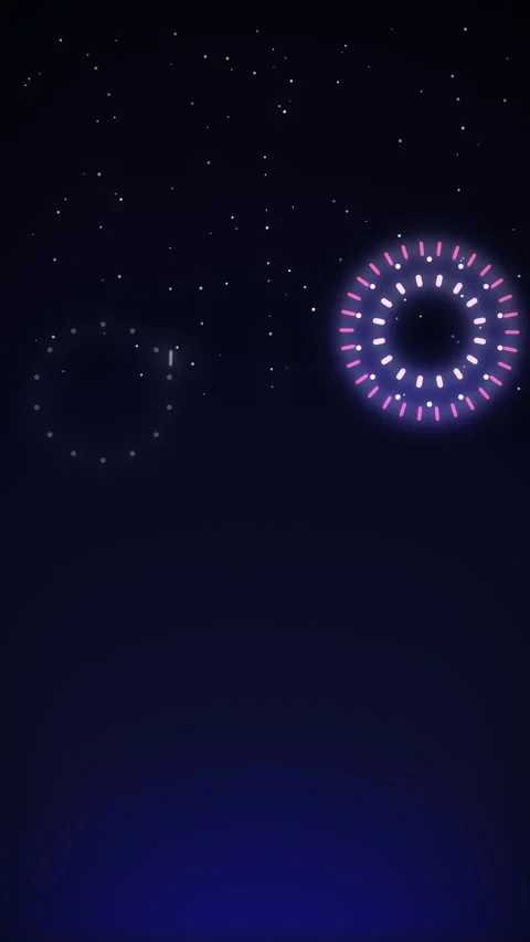 Fireworks explode animation in sky on Independence Day, July 4th, United States 스톡 동영상 337478091