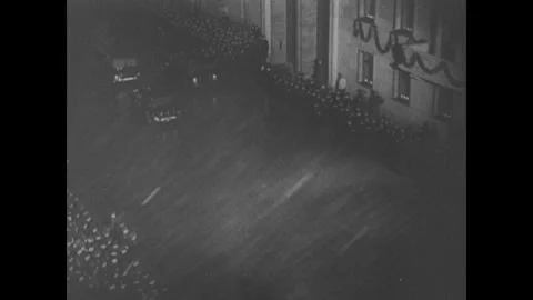 Fireworks explode in celebration Stock Footage 252519407