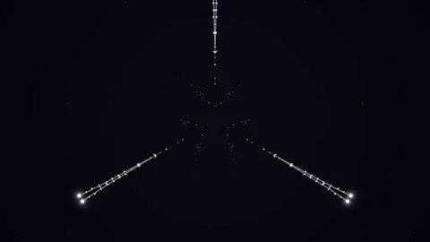 Fireworks Explode in Dark Night Sky. Stock Footage 330349919