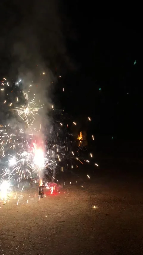 Fireworks Exploding 4 Stock Footage 149327111