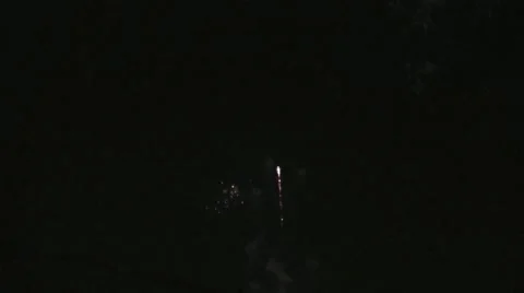 Fireworks Exploding in Black Sky 스톡 동영상 65745995