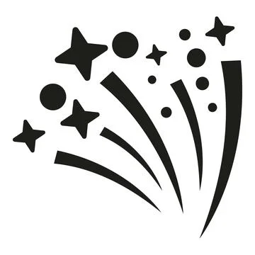 Fireworks exploding celebrating event party vector icon イラスト素材