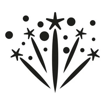 Fireworks exploding celebrating festive event and new year イラスト素材