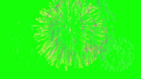 Fireworks exploding on green screen background Video stock 337628598