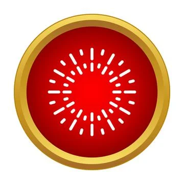 Fireworks exploding icon symbolizing celebration and festive moments Stock Illustration