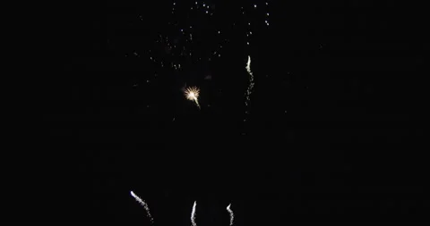 Fireworks exploding in the night sky Video stock 154382966
