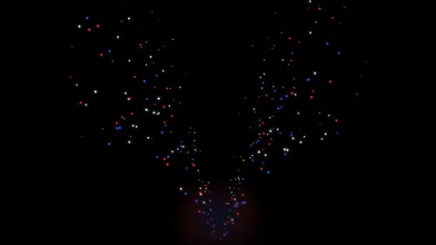 Fireworks exploding in the night sky. Video stock 337011617