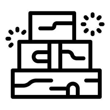 Fireworks exploding over sandcastle on beach at night Illustrazione stock