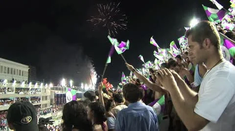 Fireworks exploding overhead 3 Stock-Footage 19106673