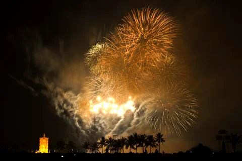 Fireworks Exploding Stock Photos
