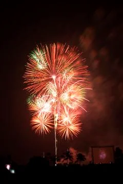 Fireworks Exploding Stock Photos