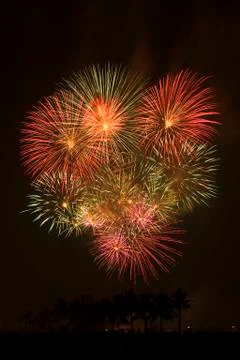 Fireworks Exploding Stock Photos