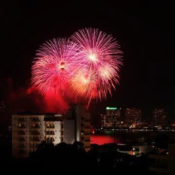 Fireworks Exploding Stock Photos