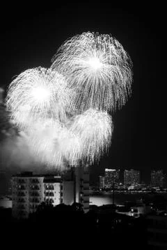 Fireworks Exploding Stock Photos