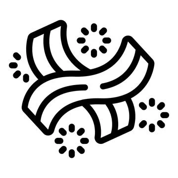 Fireworks exploding with ribbons making a festive decoration 스톡 일러스트