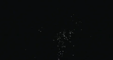 Fireworks exploding in the sky at night Stock Footage 104200475