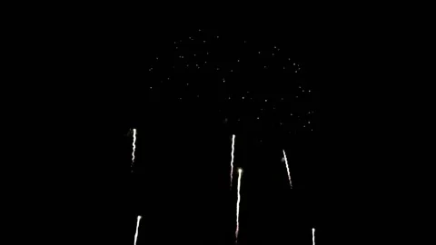 Fireworks Exploding in slow Motion Stock-Footage 152864427