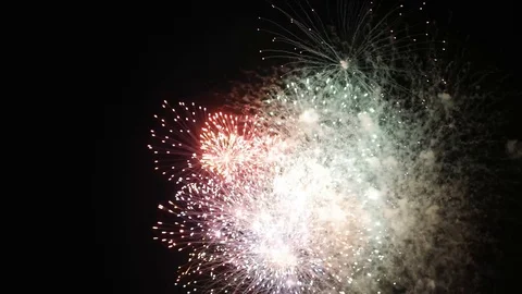 Fireworks Explosion 4K Stock Footage 108708321
