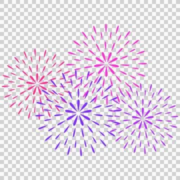 Fireworks explosion Stock-Illustration