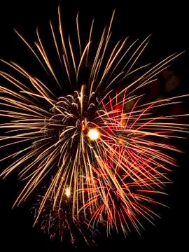 Fireworks Explosions Stock Photos