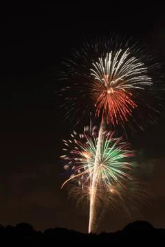 Fireworks Explosions Stock Photos