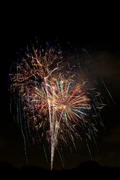 Fireworks Explosions Stock Photos