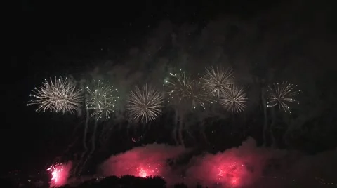 Fireworks extravaganza 1 Stock Footage 7731298