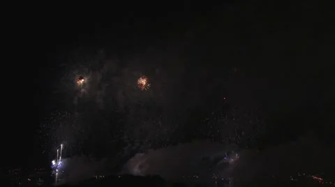 Fireworks extravaganza 2 Stock Footage 7731347
