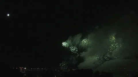 Fireworks extravaganza 4 Stock Footage 7731453