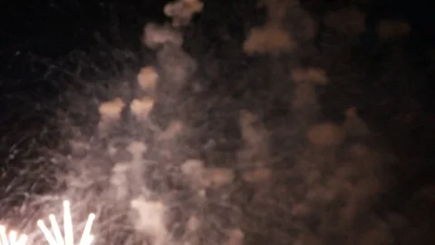 Fireworks on the feast of the Day Video stock 76152741