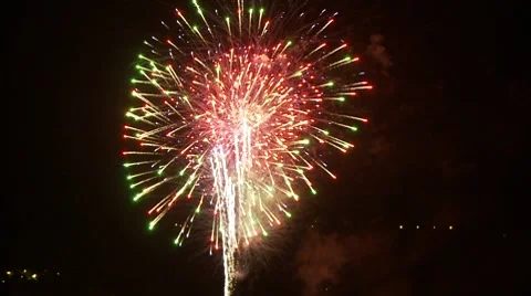 Fireworks finale 2011 Stock Footage 8601659