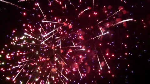 Fireworks Finale Vídeos de archivo 25684701