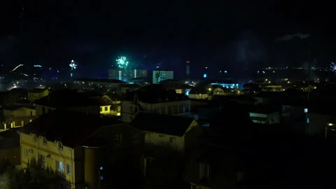 Fireworks, firecrackers, flares Stock Footage 100513454