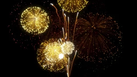 Fireworks, fireworks show, firework display Stock Footage 271212580