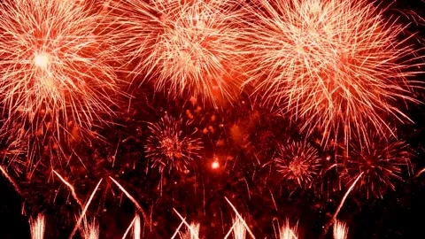 Fireworks, fireworks show, firework display Stock Footage 271212692