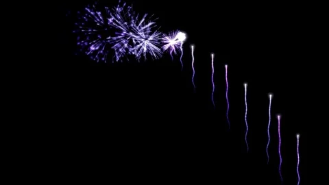 Fireworks, fireworks show, firework display Stock Footage 271212697