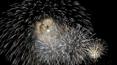 Fireworks, fireworks show, firework display Stock Footage 271212748
