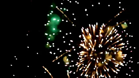 Fireworks, fireworks show, firework display Stock Footage 271212786