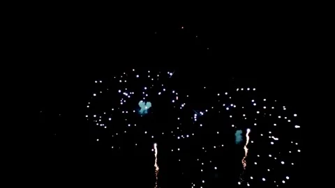 Fireworks, fireworks show, firework display Stock Footage 271212795