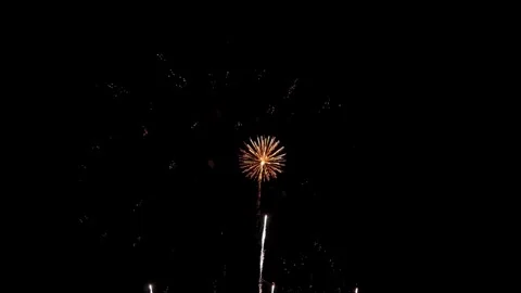 Fireworks, fireworks show, firework display Stock Footage 271212804