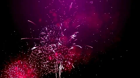 Fireworks, fireworks show, firework display Stock Footage 271212817