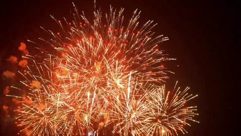 Fireworks, fireworks show, firework display Stock Footage 271212822