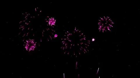 Fireworks, fireworks show, firework display Stock Footage 271212873