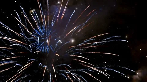 Fireworks, fireworks show, firework display Stock Footage 271213008