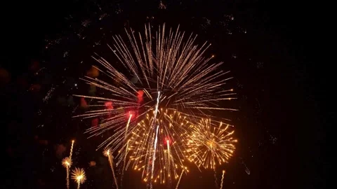 Fireworks, fireworks show, firework display Video stock 271213073