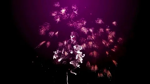 Fireworks, fireworks show, firework display Stock Footage 271213136