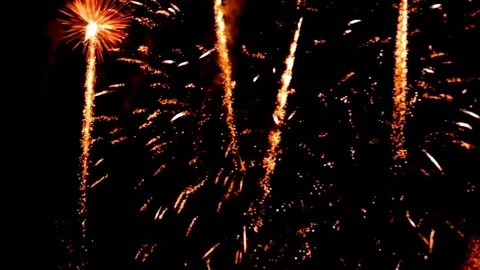 Fireworks, fireworks show, firework display Stock Footage 271213142